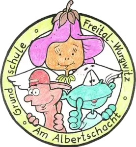 Logo der Grundschule „Am Albertschacht" Freital-Wurgwitz