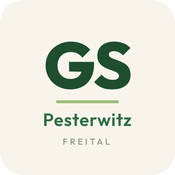 Wortmarke der Grundschule Pesterwitz: GS Pesterwitz, Freital